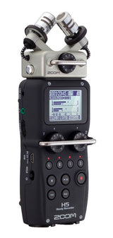 Zoom H5 Portable Handy Recorder with ZDM-1 Podcast Microphone Pack Bundle