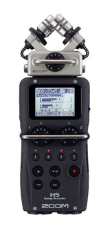 Zoom H5 Portable Handy Recorder with ZDM-1 Podcast Microphone Pack Bundle