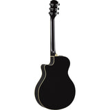 Yamaha APX600BL Thinline Acoustic-Electric Guitar (Black) with Case and Picks