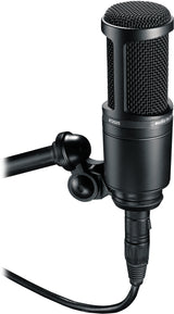 Audio-Technica AT2020 Cardioid Condenser Microphone Bundle with Accessory
