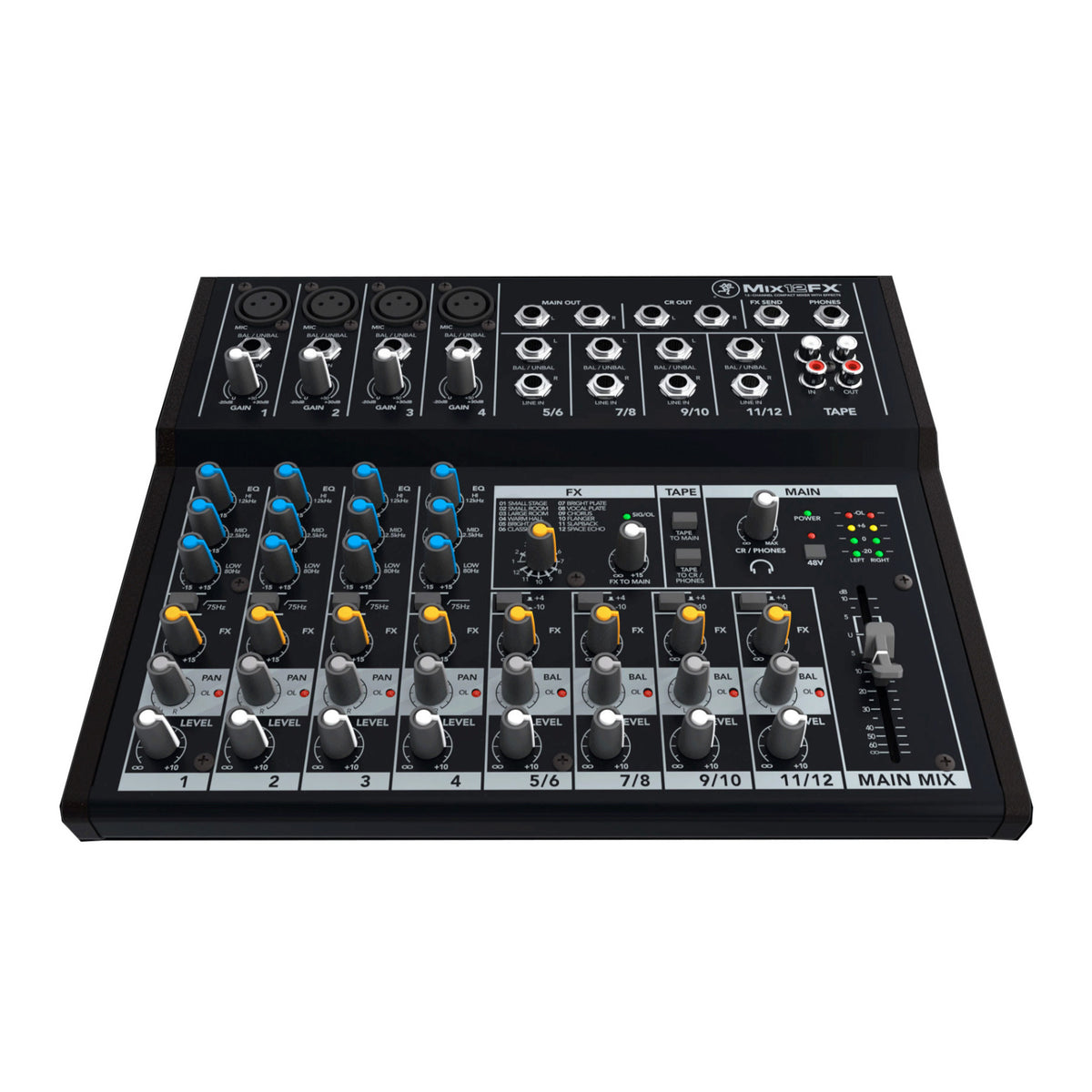 Mackie Mix12FX 12-Channel Compact Effects Mixer