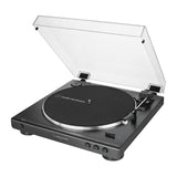 Audio-Technica ATLP60X Turntable (Black) Bundle with Bluetooth Monitors - Pair