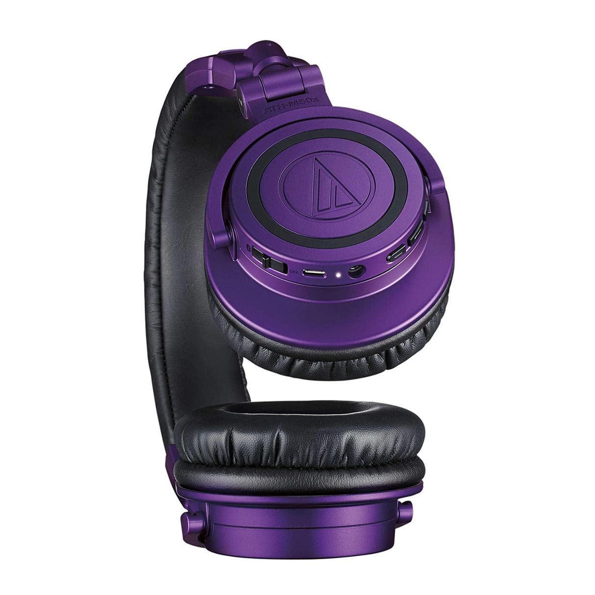 Audio Technica ATHM50XBTPB Wireless Over-Ear Bluetooth Headphones (Purple/Black)