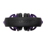 Audio Technica ATHM50XBTPB Wireless Over-Ear Bluetooth Headphones (Purple/Black)