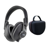 AKG K371-BT Bluetooth Over-Ear Closed-Back Foldable Studio Headphones Bundle