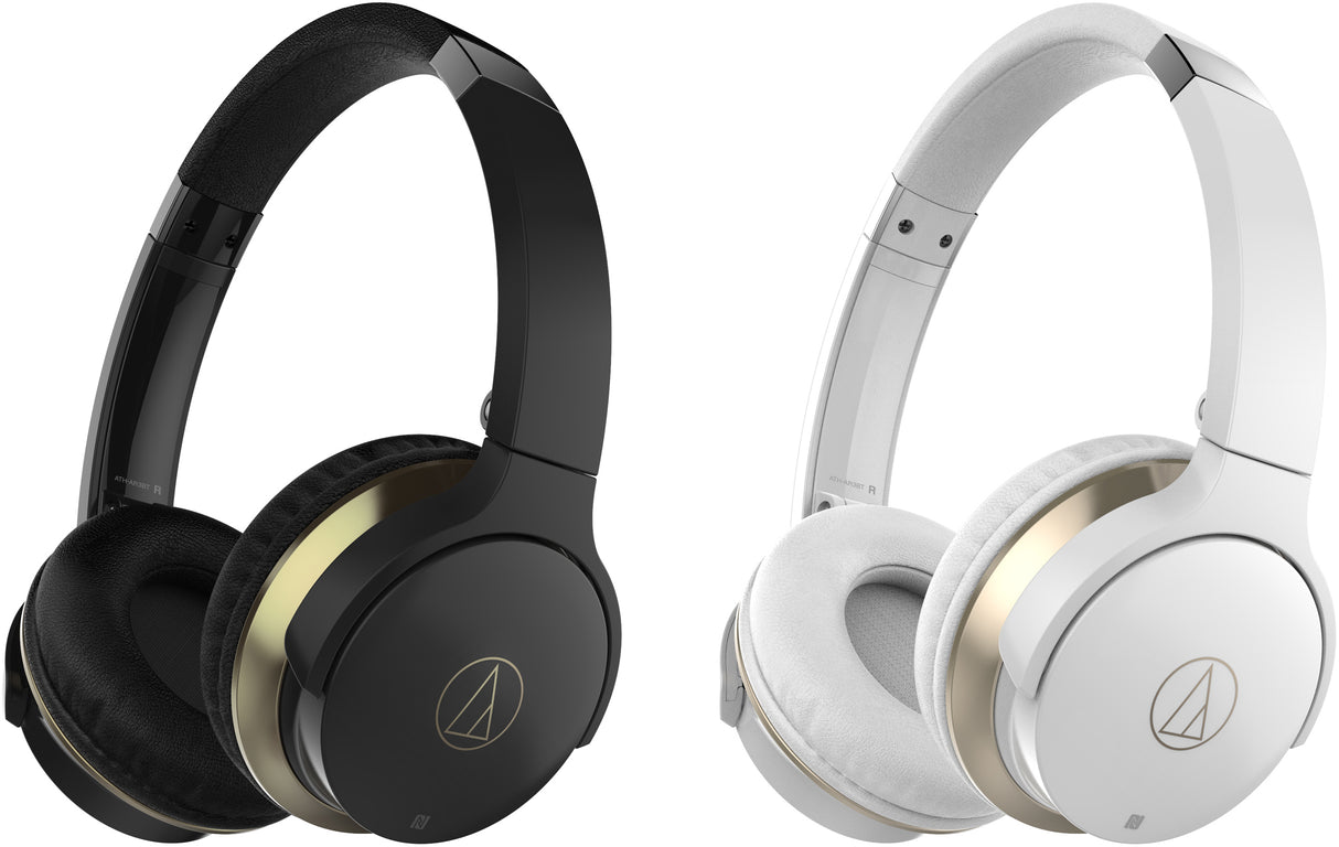 Audio-Technica SonicFuel Wireless On-Ear Headphones w/ Mic and Control (Black)