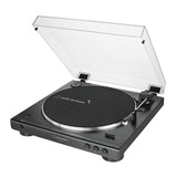 Audio-Technica Two-Speed Stereo Turntable and USB (Black) w/Bluetooth Speakers