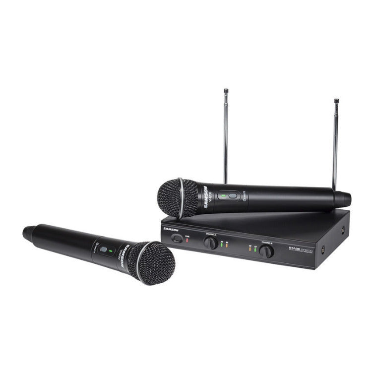 Samson Stage 200 Dual Channel Handheld VHF Wireless System (Group D)