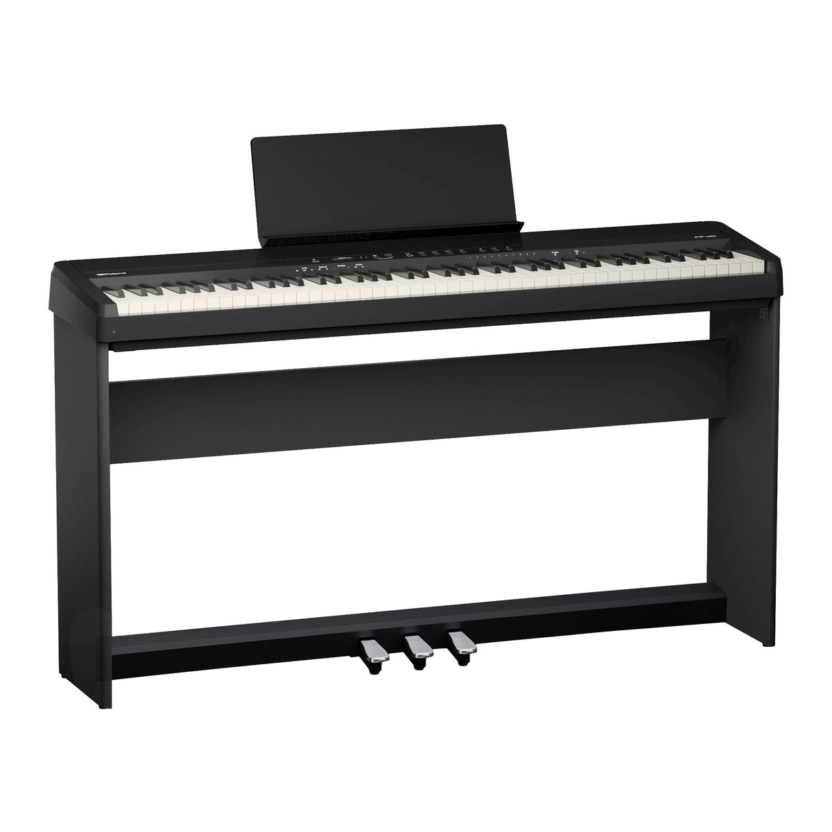 Roland FP-40 88-Key Digital Piano (Black) Bundle with Stand and Pedal Unit - 1