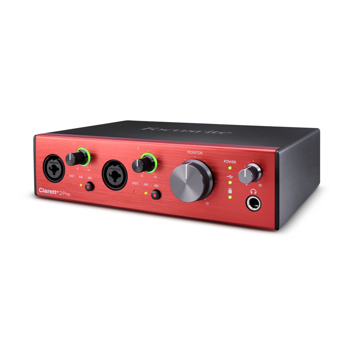 Focusrite Clarett+ 2Pre 10-In and 4-Out Audio Interface