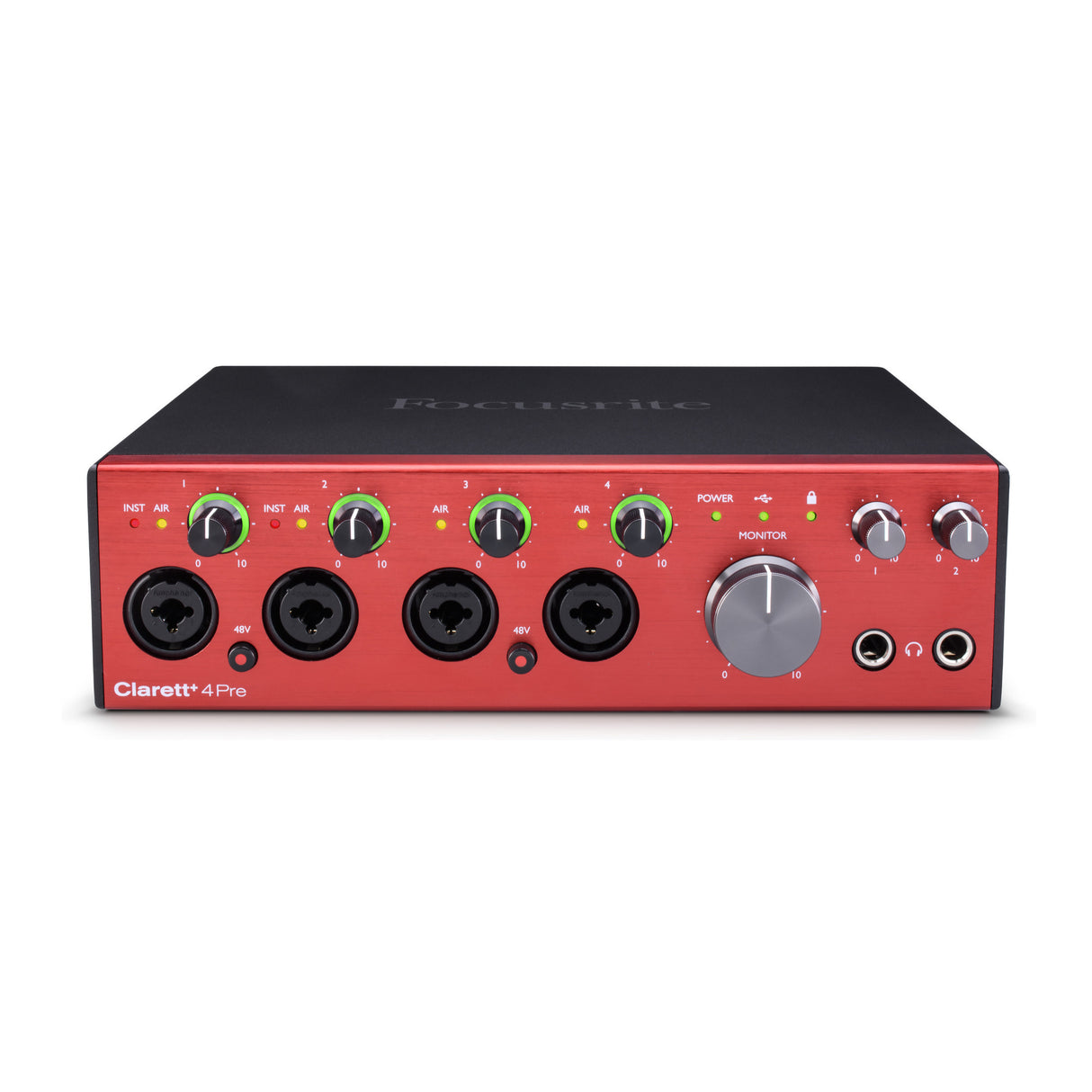 Focusrite Clarett+ 4Pre 18-in / 8-out Audio Interface