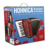 Hohner Accordions 1303-RED 12 Bass Entry Level Piano Accordion (Red)