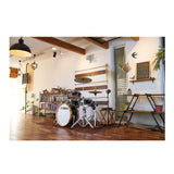 Yamaha SBP0F4H Stage Custom Hip 4-Piece Drum Shell Pack (Raven Black)