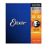 Elixir 12077 NPS Electric Guitar Strings with Nanoweb. Light Heavy 10-52