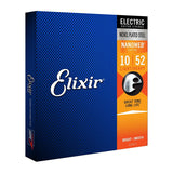 Elixir 12077 NPS Electric Guitar Strings with Nanoweb. Light Heavy 10-52
