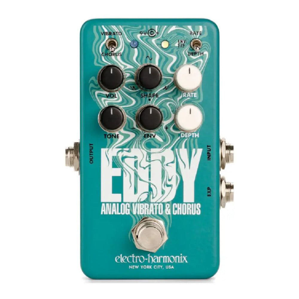 Electro-Harmonix Eddy Vibrato/Chorus Guitar Effects Pedal