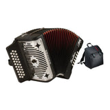 Hohner 3100GB 31-Key Panther Diatonic Accordion with Hohner ABG Gig Bag