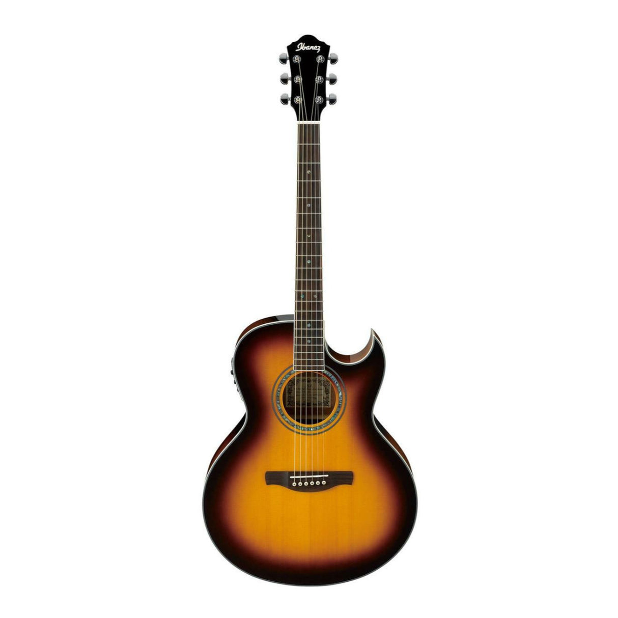 Ibanez JSA5 Satriani 6-String Acoustic Guitar (Vintage Burst High Gloss)