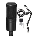 Audio-Technica AT2020 Cardioid Condenser Microphone Bundle with Accessory