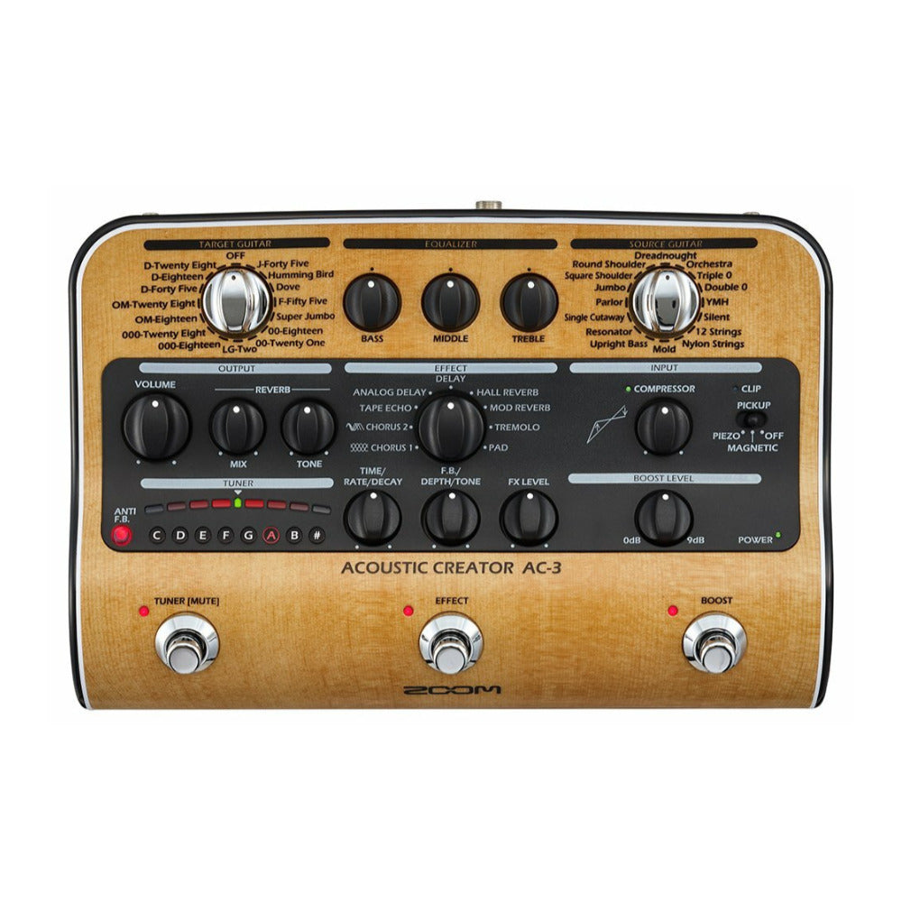 Zoom AC-3 Acoustic Creator Pedal