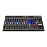 Zoom LiveTrak L 12 12 Channel Digital Mixer and Multitrack Recorder Bundle