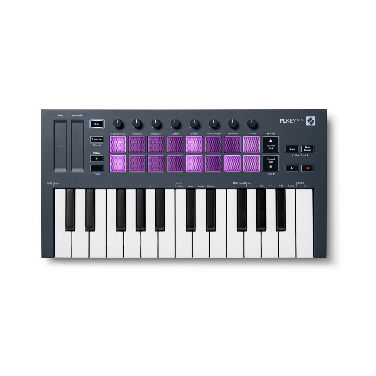 Novation FLkey Mini 25-Key MIDI Keyboard Controller for FL Studio Bundle