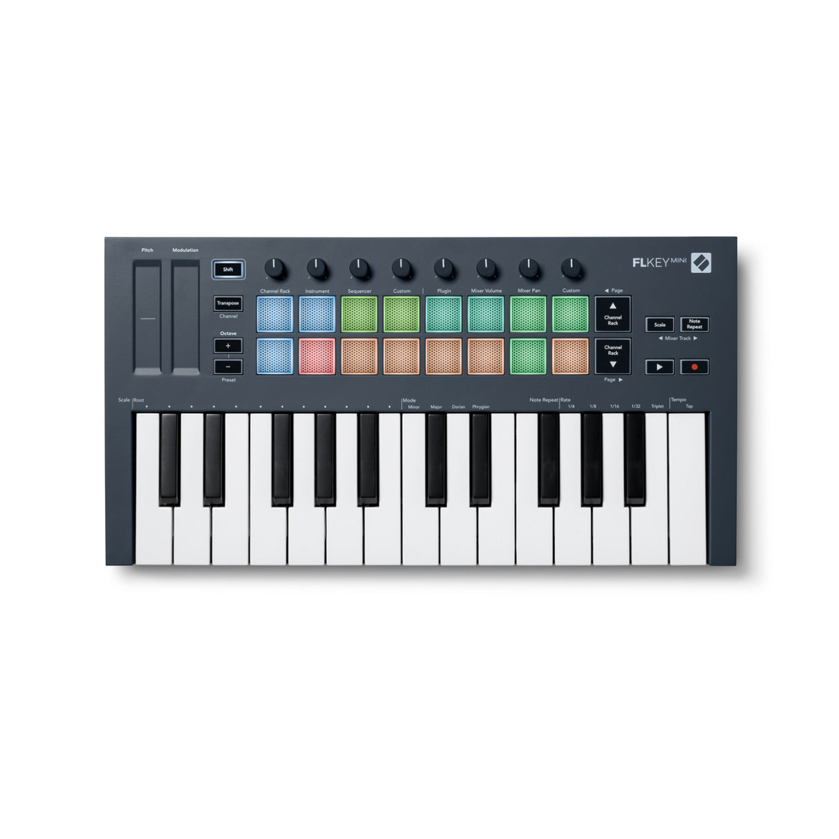 Novation FLkey Mini 25-Key MIDI Keyboard Controller for FL Studio Bundle