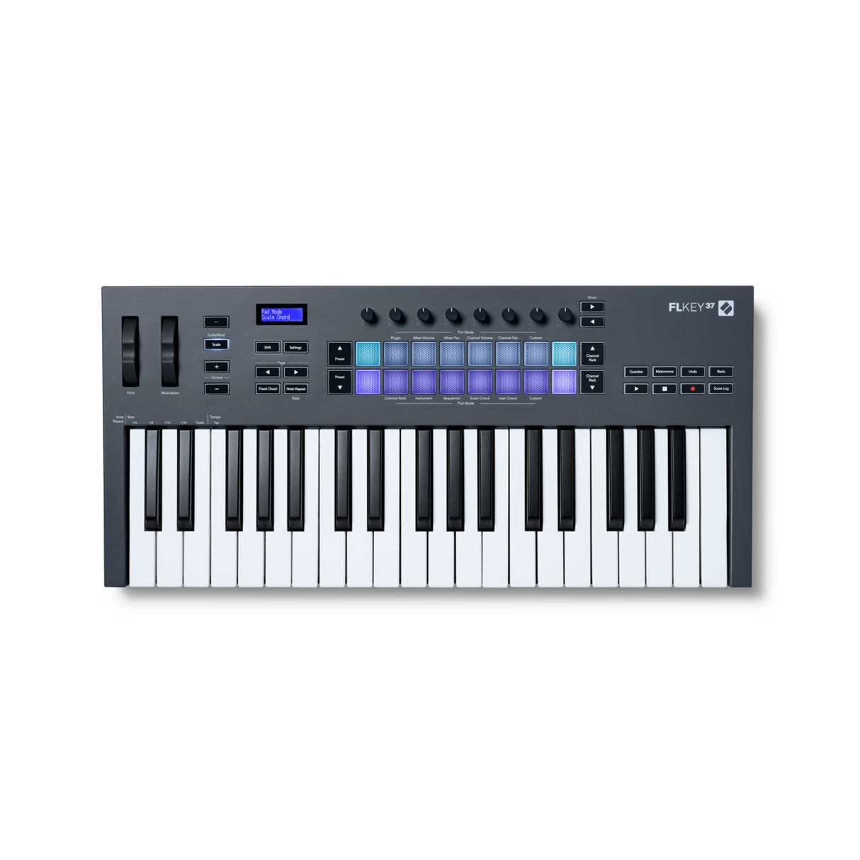 Novation FLkey 37 37-Key MIDI Keyboard Controller with Sustain Pedal and USB Hub