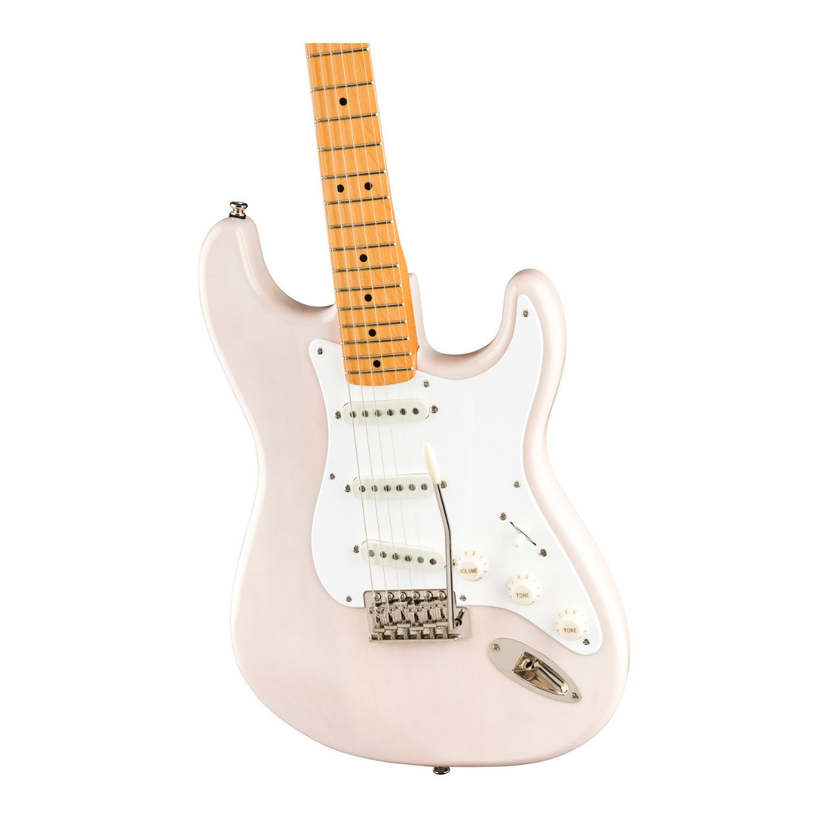 Fender Squier Classic Vibe '50s Stratocaster 6-String Electric Guitar (White)