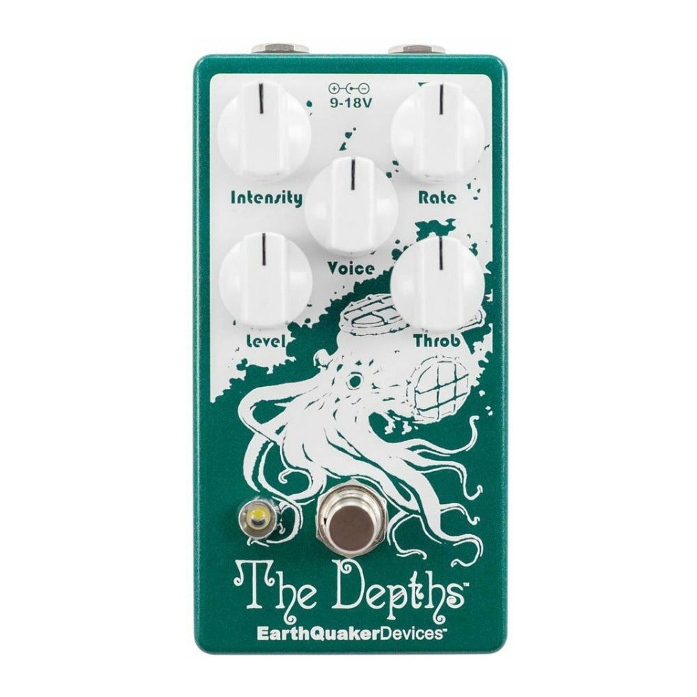 EarthQuaker Devices The Depths V2 Optical Vibe Machine Pedal