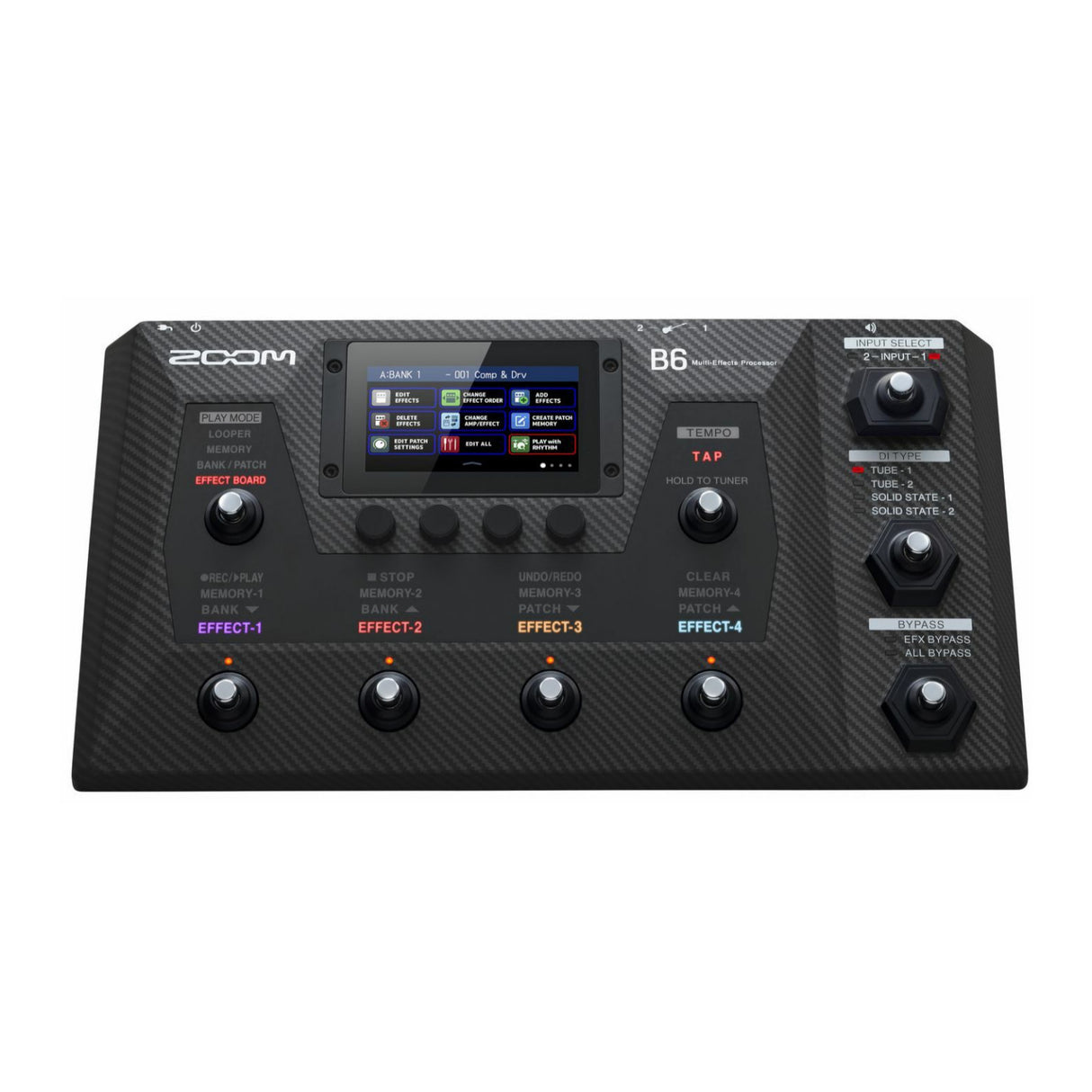 Zoom B6 Multi-Effects Bass Processor