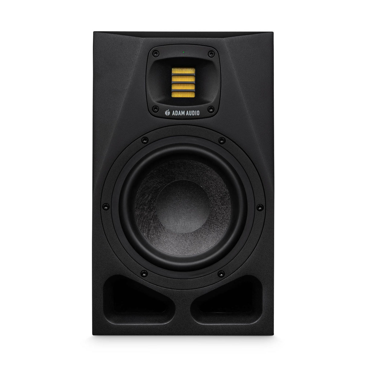 Adam Audio A7V Powered Two Way Studio Monitor 2 Pack with Mic Cable Bundle