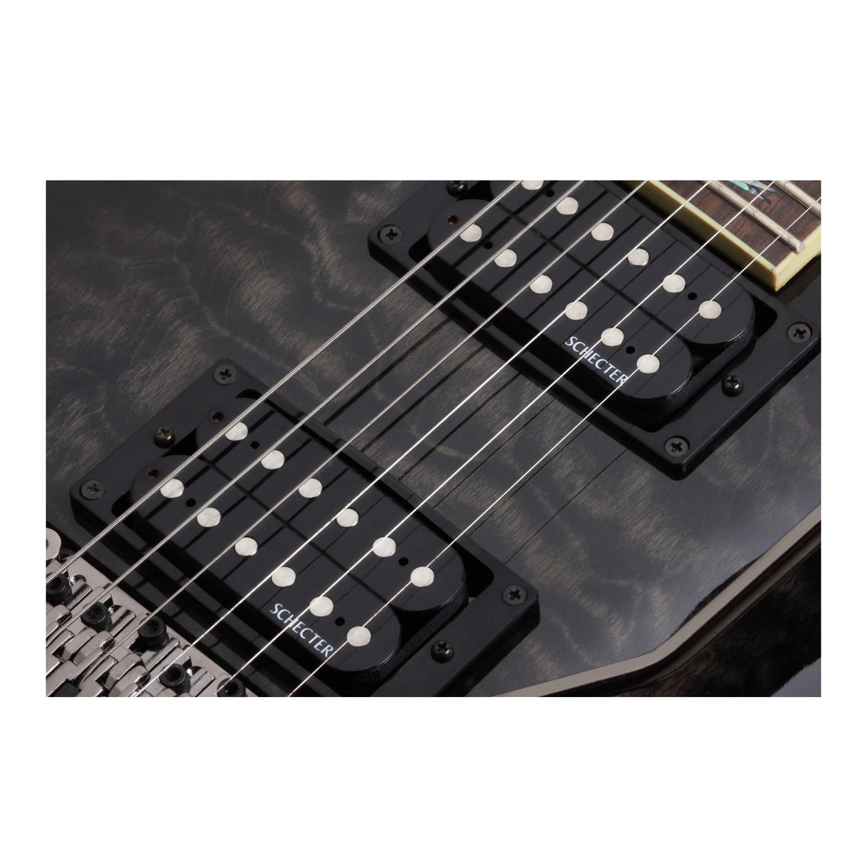 Schecter Omen Extreme-6 FR Electric Guitar (RIght-Hand, See-Thru Black)