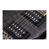 Schecter Omen Extreme-6 FR Electric Guitar (RIght-Hand, See-Thru Black)
