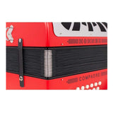 Hohner Compadre EAD Accordion (Red) with Gig Bag