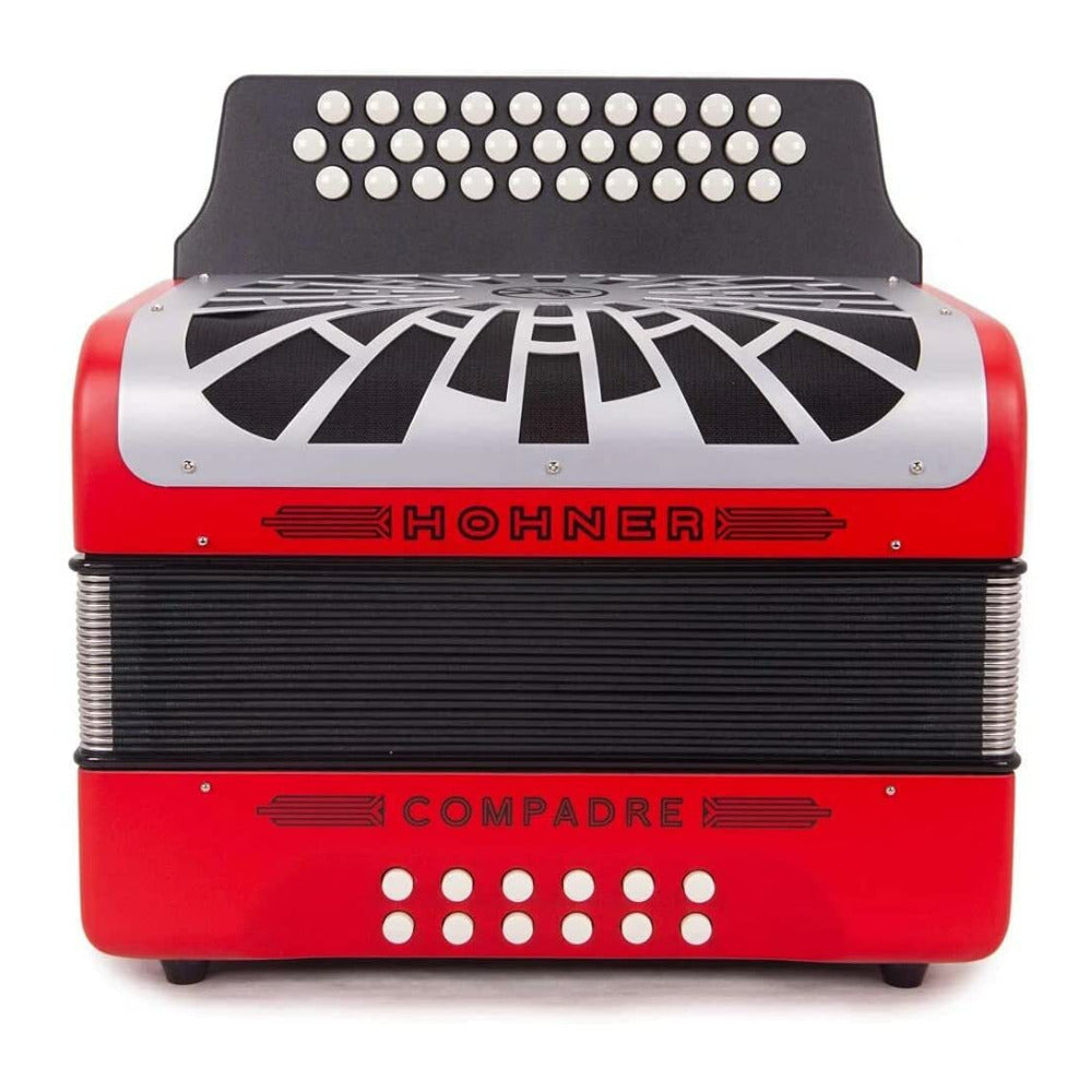 Hohner Compadre EAD Accordion (Red) with Gig Bag