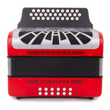 Hohner Compadre EAD Accordion (Red) with Gig Bag