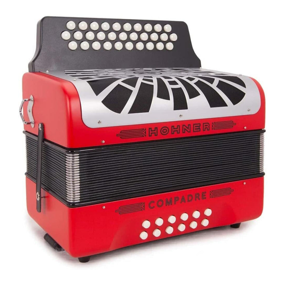 Hohner Compadre EAD Accordion (Red) with Gig Bag