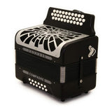 Hohner Compadre GCF Accordion with Gig Bag (Black)