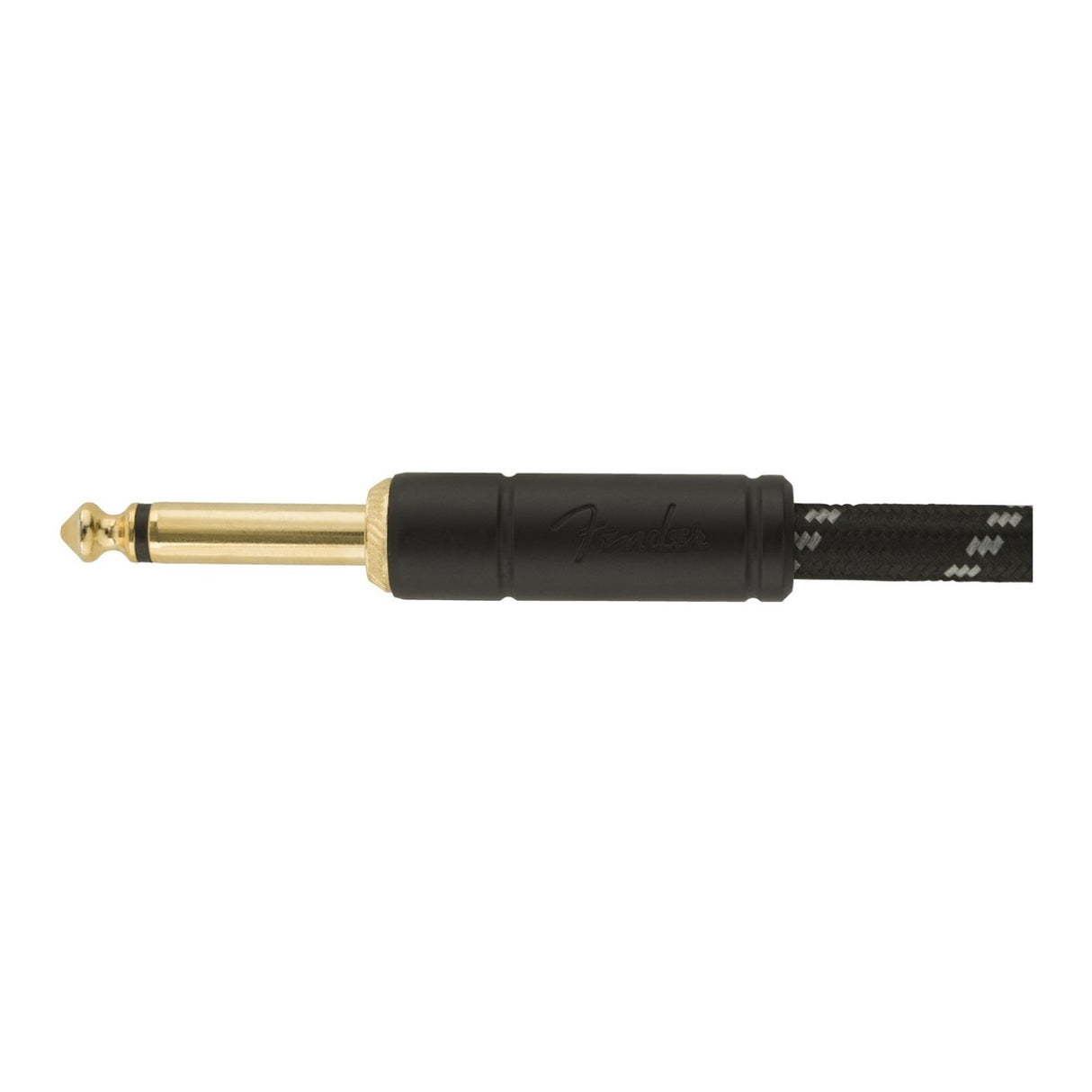 Fender Deluxe Series 10-Inch Instrument Cable (Black Tweed)