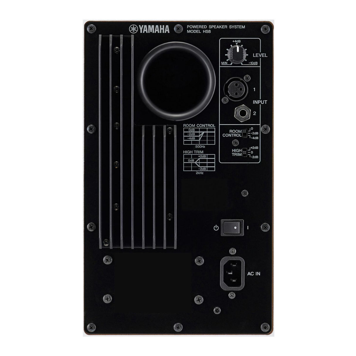 Yamaha HS8 8 Inch Powered White Studio Monitor 2 Pack with 2x Cable Bundle