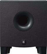Yamaha HS8S 150 Watt Professional Powered Subwoofer Black with XLR Cables Bundle