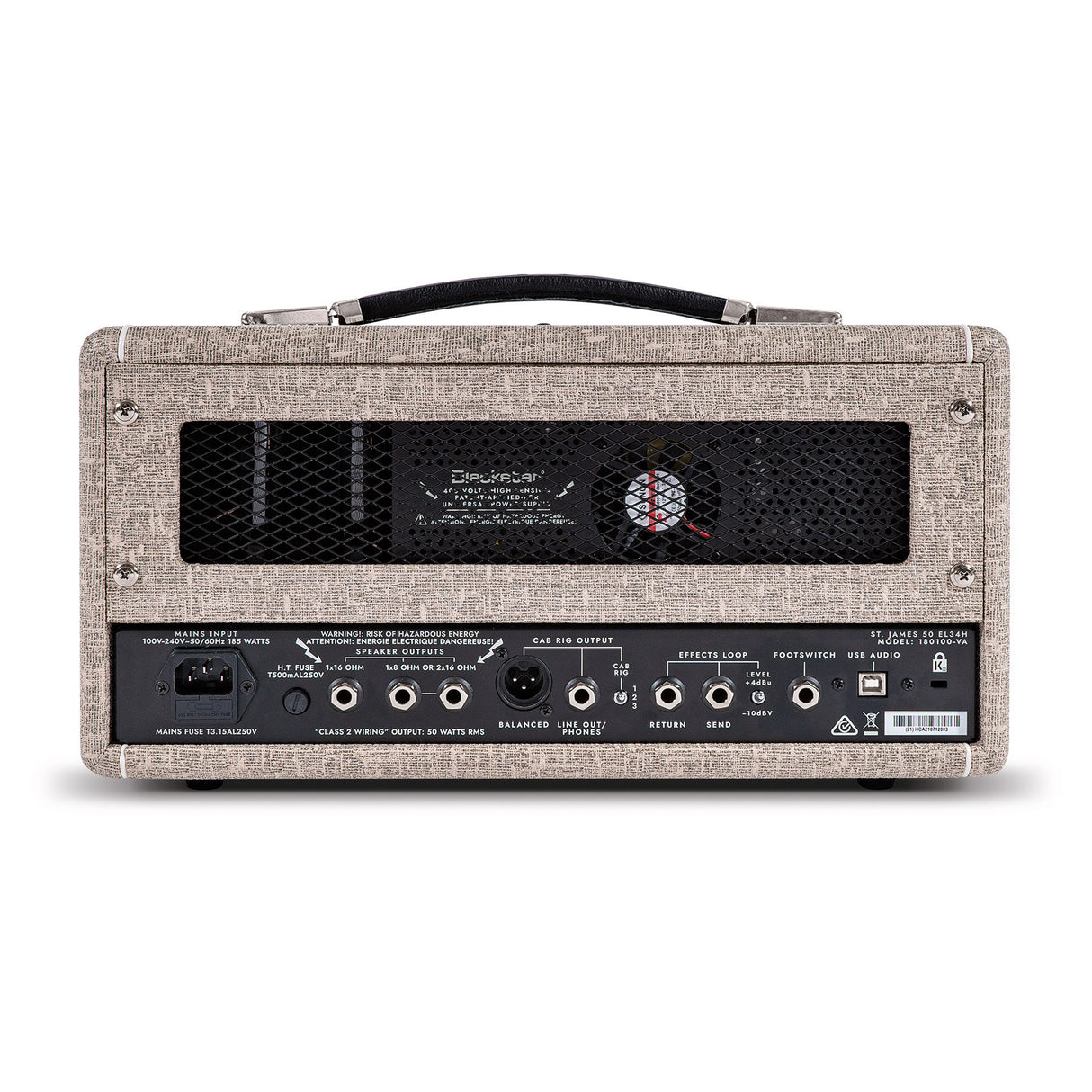 Blackstar St. James 50-Watt EL34 Tube Amp Head (Fawn)
