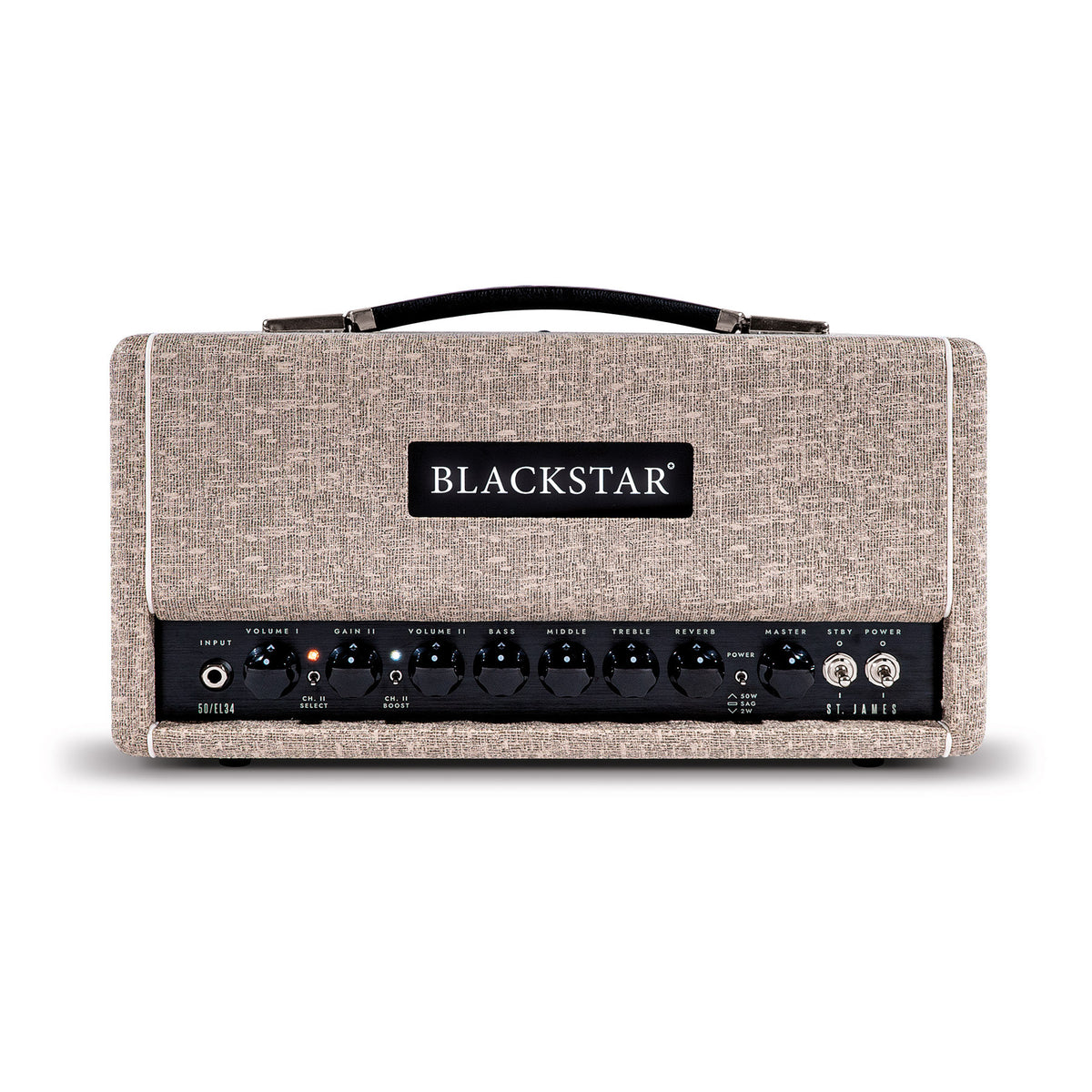 Blackstar St. James 50-Watt EL34 Tube Amp Head (Fawn) (Open Box)