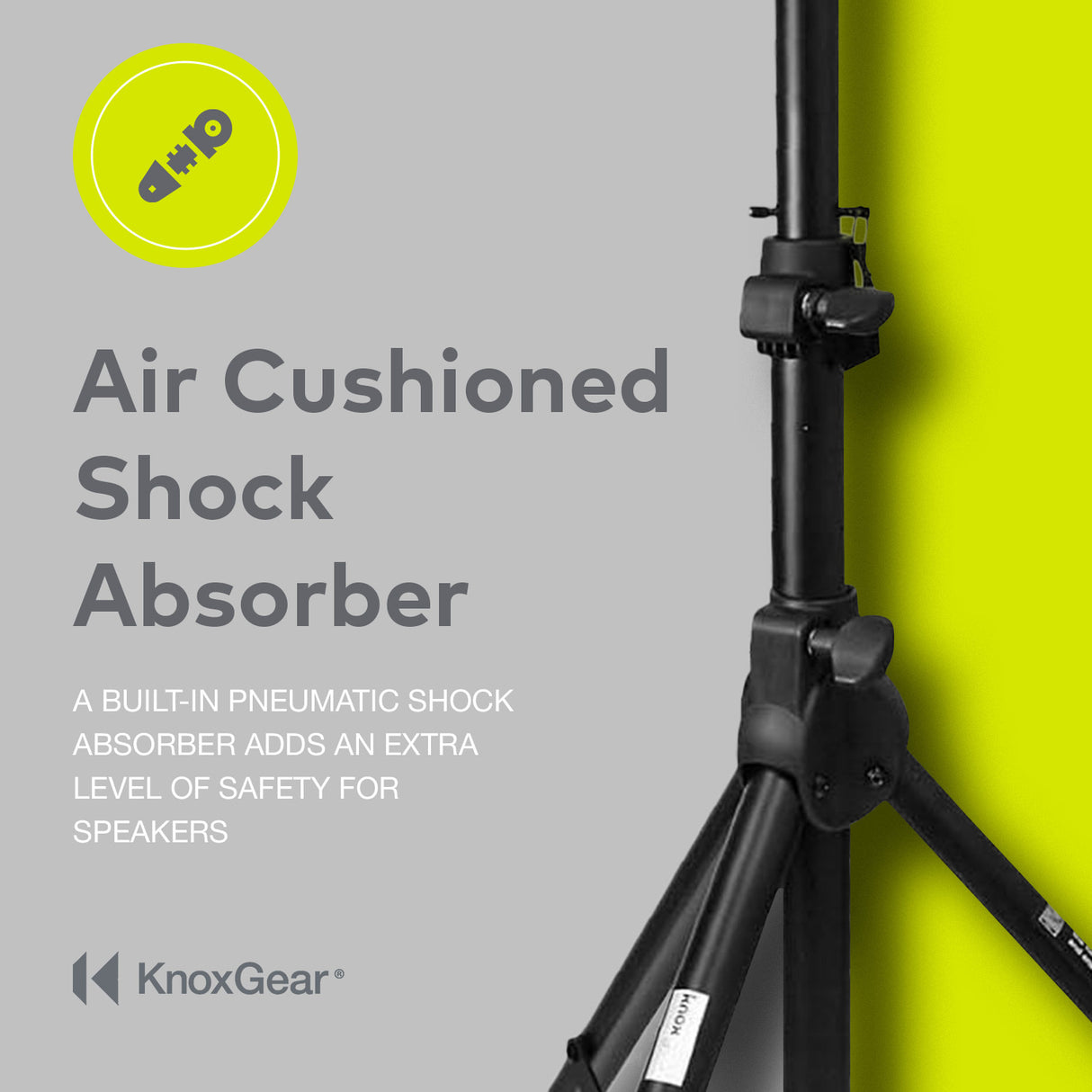 Knox Gear Tripod Air-cushion Speaker Stand (Single)