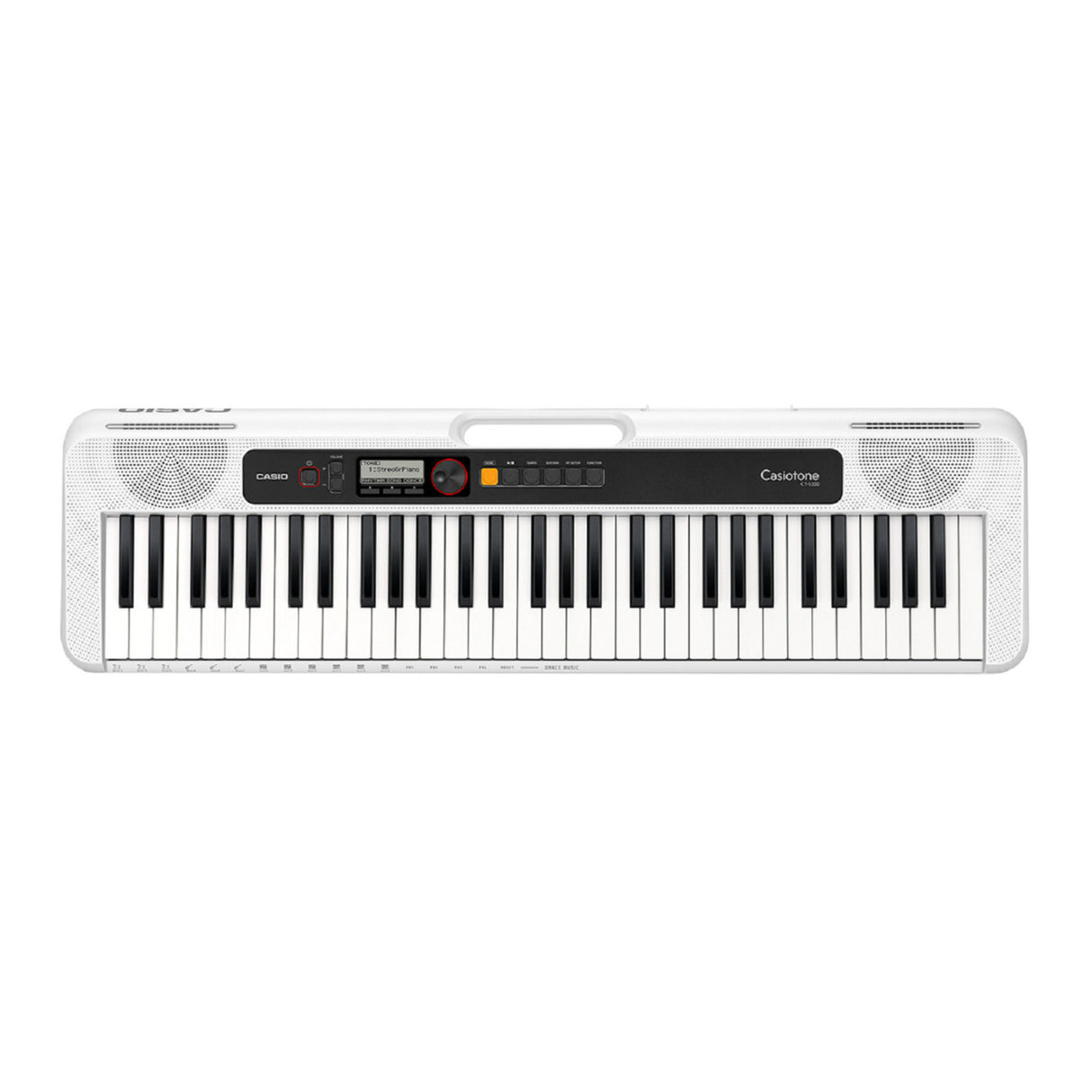 Casio CT-S200WE Casiotone Portable Keyboard (White) with Stand, Pedal and Book