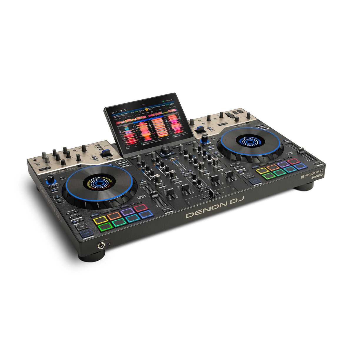 Denon DJ PRIME 4 G2 4-Channel Standalone DJ System with Built-in FX, Lighting Output, and Stems - 3