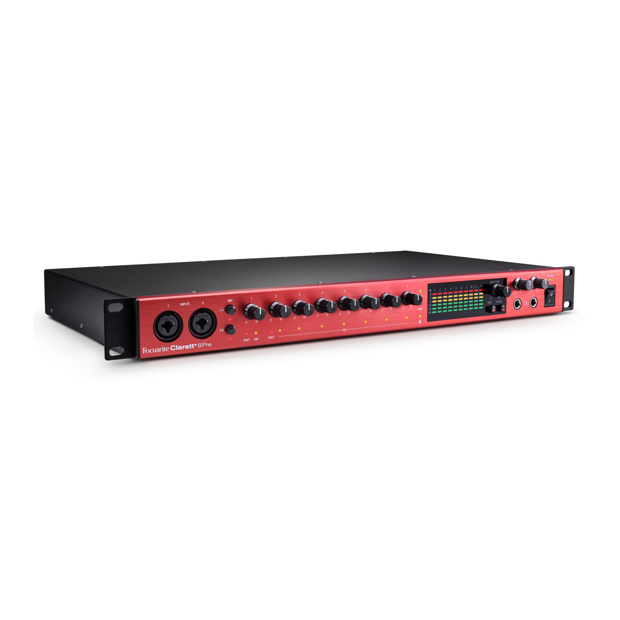 Focusrite Clarett Plus 8Pre 18-Inch and 20-Out Audio Interface Bundle