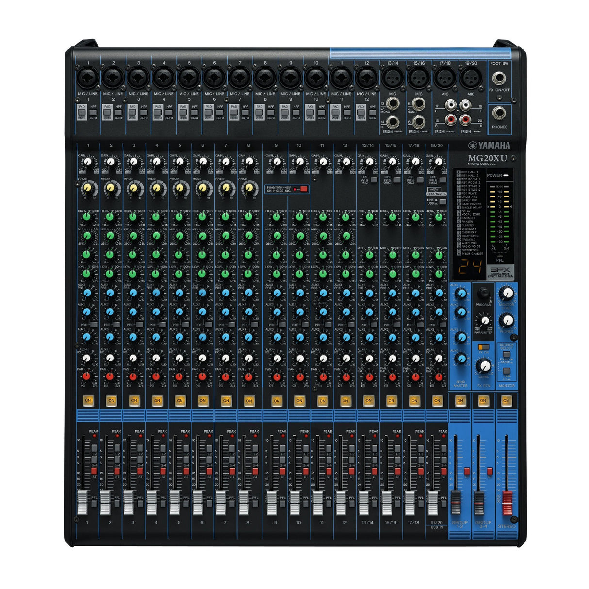 Yamaha MG20XU 20-Input 6 Bus Mixer