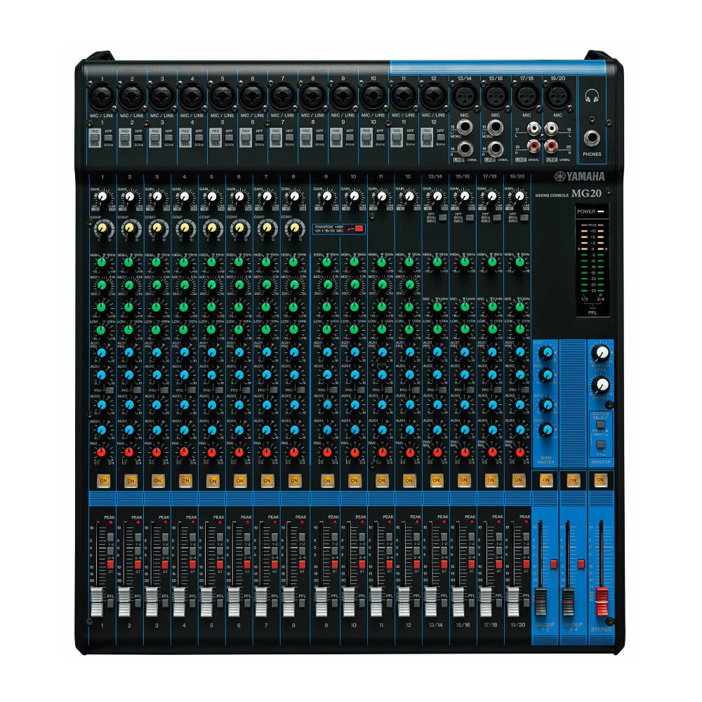 Yamaha MG20 20-Input, 6-Bus Mixer